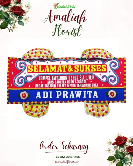 Papan Bunga Ucapan Selamat Gedangmas